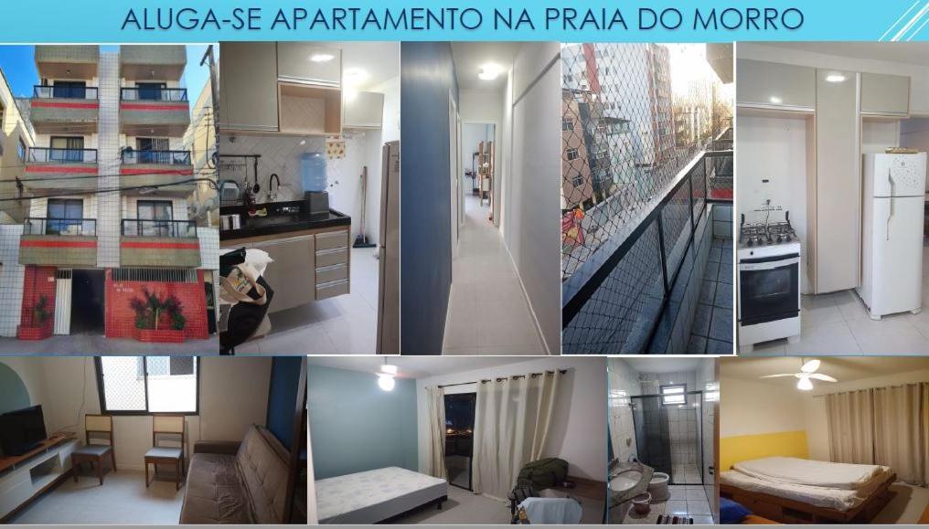 Praia Do Morro - Apart 2 Qts Com Suite - Ed Solar De Bruna, 70 Metros Da Praia - Garagem Coberta - Wifi กวาราปารี ภายนอก รูปภาพ